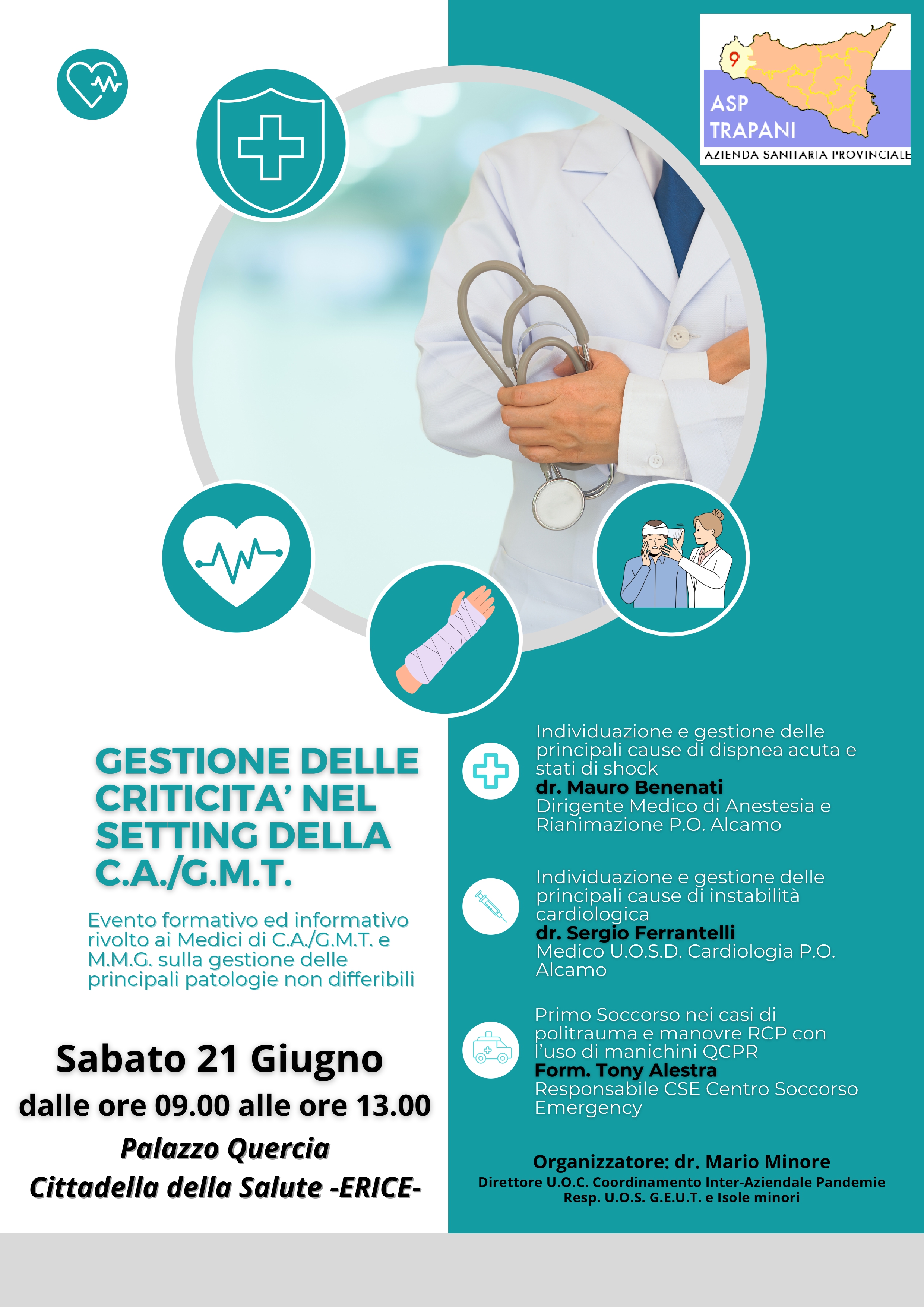 Corso di Formazione per i medici di Continuità Assistenziale e Guardia Medica Turistica