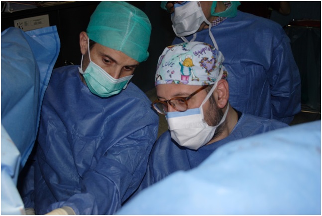 Intervento chirurgico combinato  sul pavimento pelvico femminile
